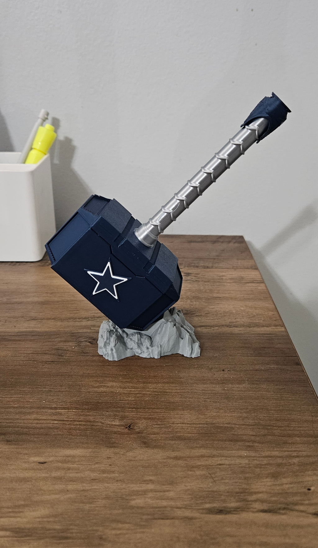 Football Inspired Mini Thor Hammer, Desk Display
