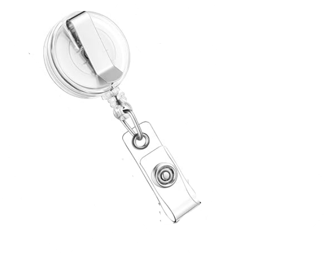 Scalloped Bow Badge Reel