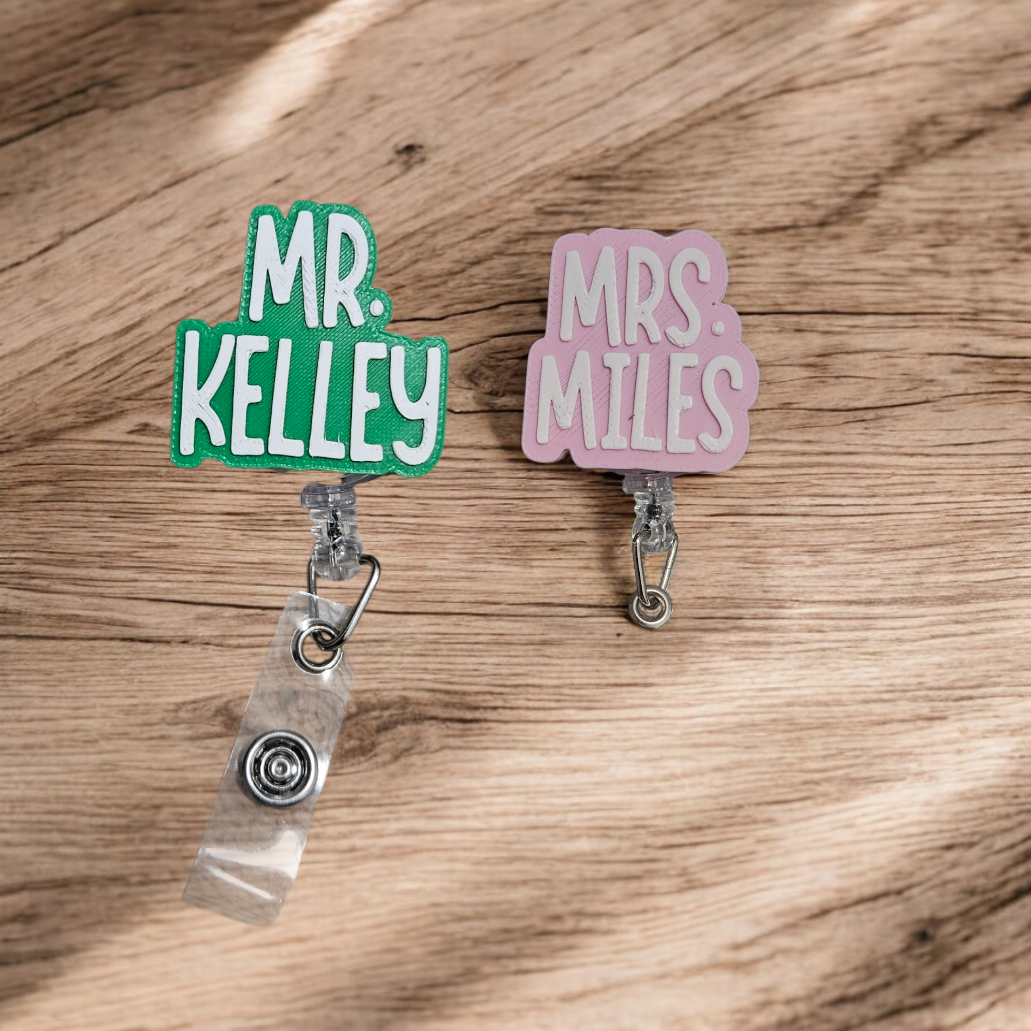 Personalized Name Badge Reel