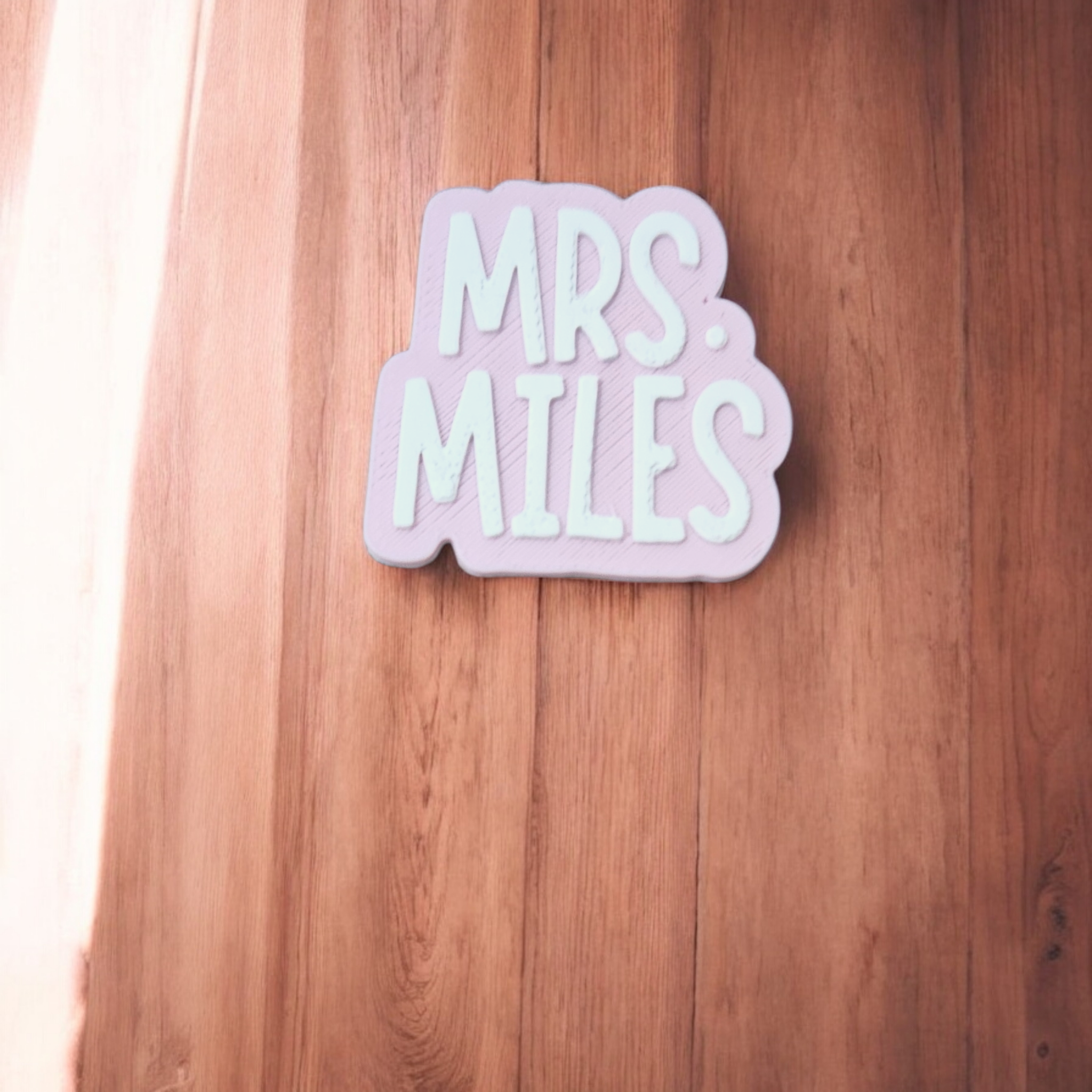 Personalized Name Badge Reel