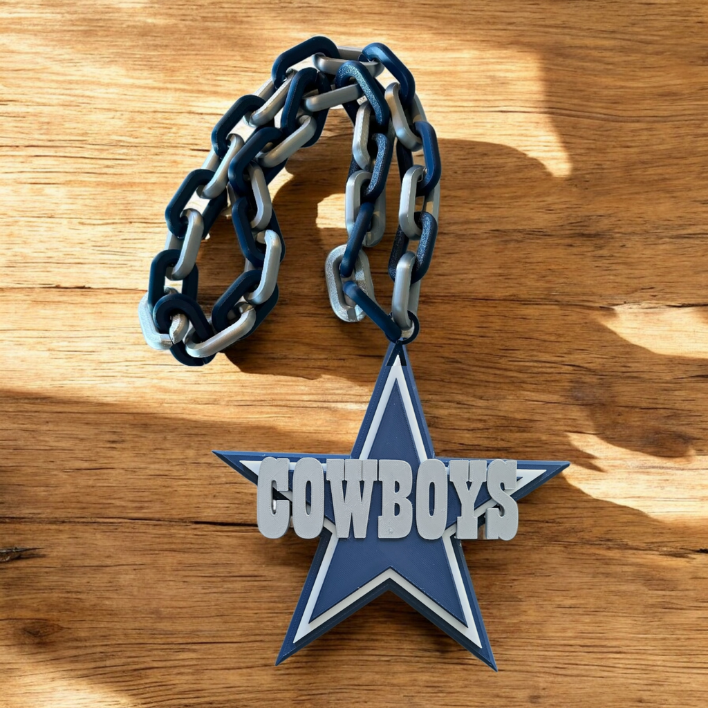 Football Inspired Oversized Hype Chain