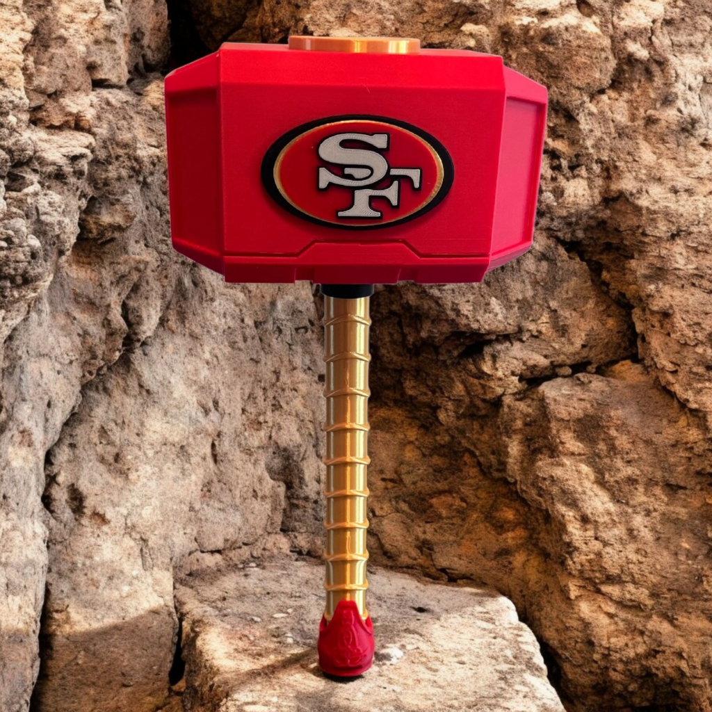 Football Inspired Thor Hammer